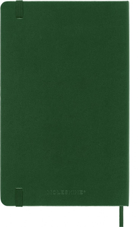Notes MOLESKINE Classic L (13x21cm) w linie, twarda oprawa, myrtle green, 240 stron, zielony