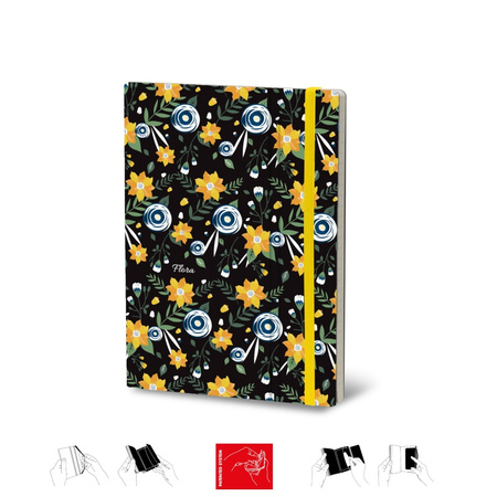 Notatnik STIFFLEX, 15x21cm, 192 strony, Jasmine