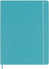 Notes MOLESKINE Classic XL (19x25 cm) w linie, twarda oprawa, reef blue, 192 strony, niebieski