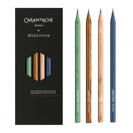 Ołówki CARAN D'ACHE, Les Crayons De La Maison, edycja 10, 4 szt.
