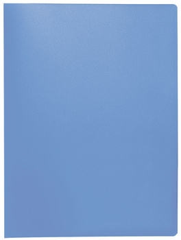 Teczka ofertowa Q-CONNECT, PP, A4, 380mikr., 20 koszulek, transparentna niebieska
