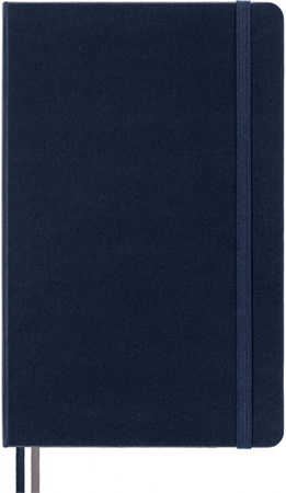 Notes MOLESKINE Classic L (13x21 cm) w linie, twarda oprawa, sapphire blue, 400 stron, niebieski