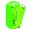 Temperówka plastikowa KEYROAD Cup-Sharpy, pojedyncza, z pojemnikiem, pudełko, mix kolorów