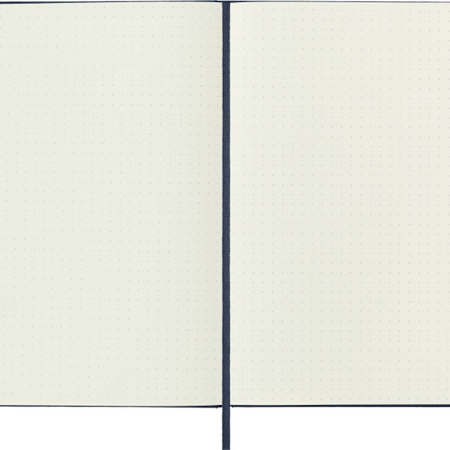 Notes MOLESKINE Classic L (13x21 cm) w kropki, twarda oprawa, sapphire blue, 240 stron, niebieski