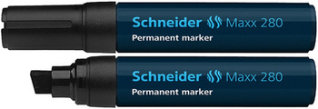 Marker permanentny SCHNEIDER Maxx 280, ścięty, 4-12mm, czarny