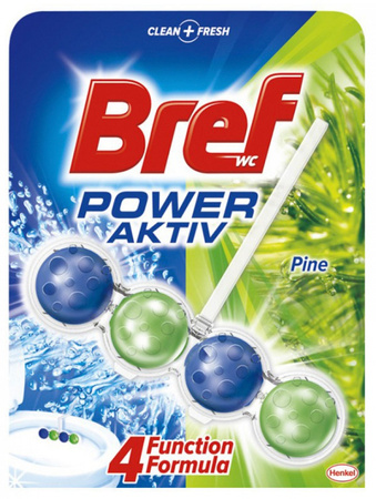 Kulki toaletowe BREF Power Aktiv Pine, 50g