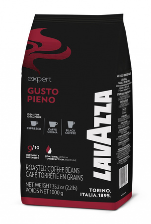 Kawa LAVAZZA GUSTO PIENO EXPERT, ziarnista, 1 kg