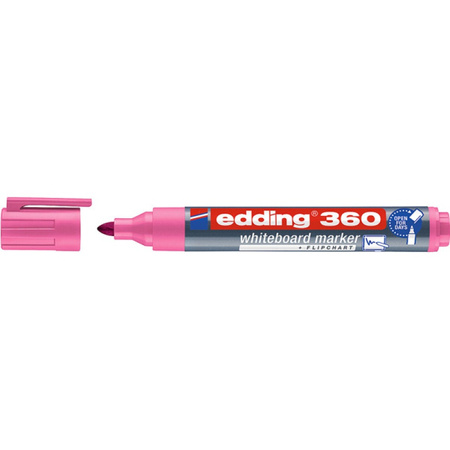 Marker do tablic e-360 EDDING, 1,5-3mm, różowy