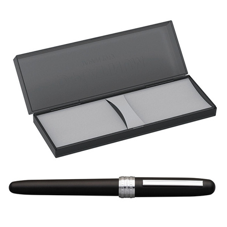 Pióro wieczne Platinum Plaisir Black Mist, F, czarne matowe