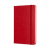 Notes MOLESKINE Classic M, 11,5x18 cm, w linie, twarda oprawa, scarlet red, 208 stron, czerwony