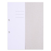 Skoroszyt OFFICE PRODUCTS Budget, karton, z oczkiem, nadruk, 1/2, A4, 250gsm, biały