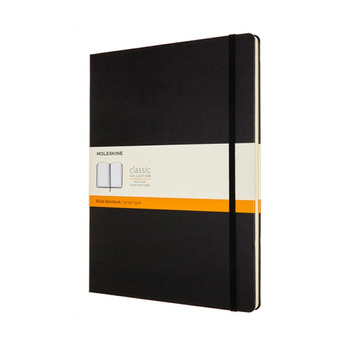 Notes MOLESKINE Classic XXL (21,6x27,9 cm) w linie, twarda oprawa, 192 strony, czarny