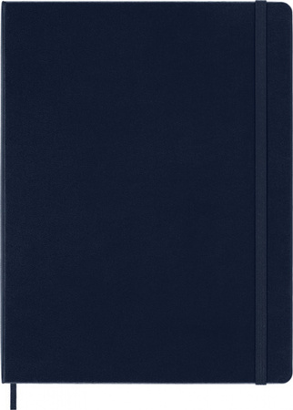 Notes MOLESKINE Classic XL (19x25cm) w linie, twarda oprawa, sapphire blue, 192 strony, niebieski