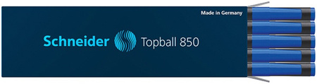 Wkład do pióra kulkowego SCHNEIDER Topball 850, 0,5 mm, niebieski