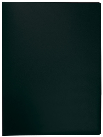 Teczka ofertowa Q-CONNECT, PP, A4, 380mikr., 20 koszulek, czarna