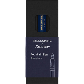 KAWECO X MOLESKINE pióro wieczne, M, niebieskie