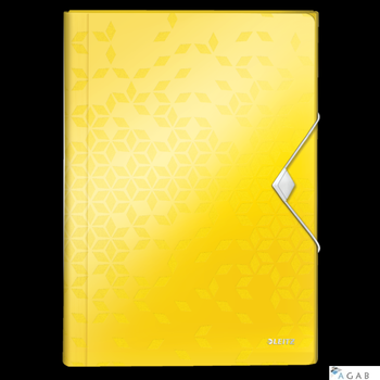 Teczka z 6 przegródkami PP Leitz WOW, żółta 45890016 -a