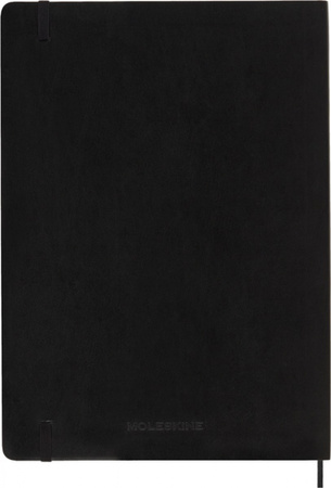 Notes MOLESKINE Classic A4 (21x29,7 cm) w kropki, miękka oprawa, 192 strony, czarny