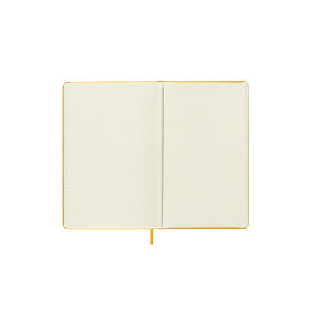 Notes MOLESKINE Classic L (13x21cm), w linie, twarda oprawa, orange yellow, 240 stron, pomarańczowy