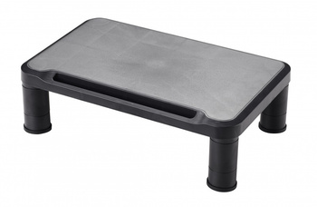 Podstawka pod monitor Q-CONNECT, 38x24cm, z regulacją wysokości, czarna