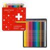Kredki CARAN D'ACHE Swisscolor, metalowe pudełko, 18 szt.