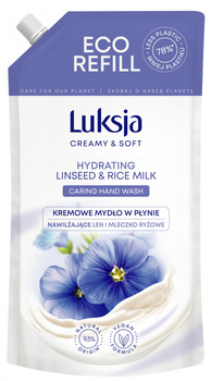 Kremowe mydło w płynie LUKSJA, len, zapas 900ml