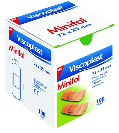 Plastry VISCOPLAST MINIFOL 72x25mm, 100szt.