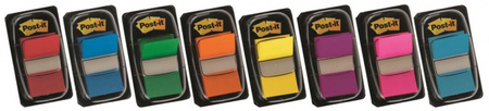 Zestaw promocyjny zakładek POST-IT® (680 -P10+2), PP, 25,4x43,2mm, mix kolorów, 10+2 GRATIS