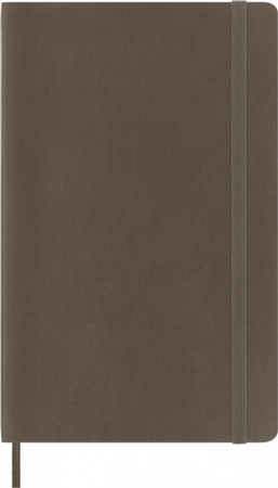 Notes MOLESKINE L (13x21 cm) gładki, miękka oprawa, earth brown, 192 strony, brązowy