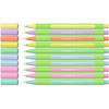 Cienkopis SCHNEIDER LINE-UP PASTEL, 0,4mm, 10 szt, pudełko z zawieszką - mix kolorów