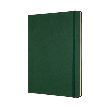 Notes MOLESKINE Classic XL (19x25cm) w linie, twarda oprawa, myrtle green, 192 strony, zielony