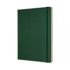 Notes MOLESKINE Classic XL (19x25cm) w kratkę, twarda oprawa, myrtle green, 192 strony, zielony