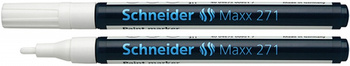 Marker olejowy SCHNEIDER Maxx 271, okrągły, 1-2mm, biały