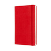 Notes MOLESKINE Classic L (13x21cm) w kratkę, twarda oprawa, 240 stron, czerwony