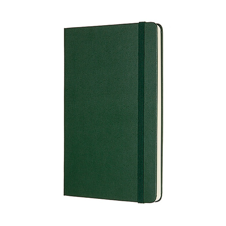 Notes MOLESKINE Classic L (13x21cm), gładki, twarda oprawa, myrtle green, 240 stron, zielony