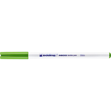 Pisak tekstylny e-4600 EDDING, 1 mm, jasnozielony
