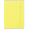 Teczka z gumką DONAU, karton, A4, 400gsm, 3-skrz., żółta w kratę