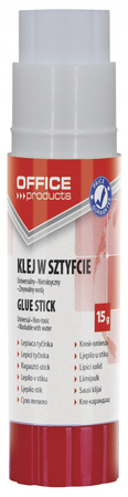Klej w sztyfcie OFFICE PRODUCTS, PVA, 15g