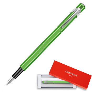 Pióro wieczne CARAN D'ACHE 849 Fluo Line, F, zielone