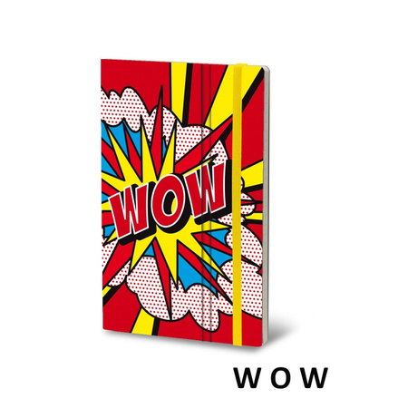 Notatnik STIFFLEX, 13x21cm, 192 strony, Wow