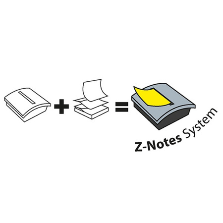 Ekologiczne karteczki samoprzylepne Post-it® Z-Notes (R330-1B), 76x76mm, 6 bl. x 100 kart., żółte