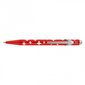 Długopis CARAN D'ACHE 849 Swiss Flag, M, czerwony