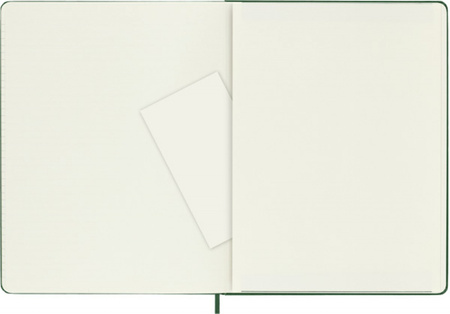 Notes MOLESKINE Classic XL (19x25cm) w linie, twarda oprawa, myrtle green, 192 strony, zielony