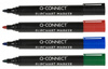 Marker do flipchartów Q-CONNECT, okrągły, 4 szt., mix kolorów