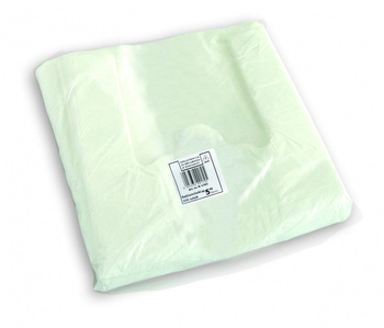 Reklamówka STELLA, "5", 24/5,8/44 cm, 9,5 mikr., 200 szt., biały