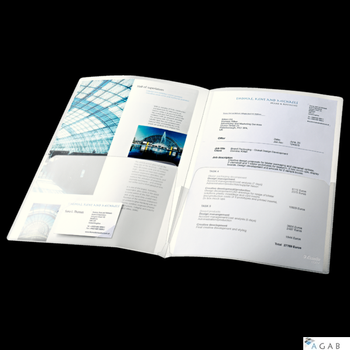 Podwójne ofertówki na dokumenty, 180 mic Esselte, 5 szt. 17324 (X)