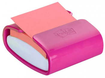 Podajnik do karteczek samoprzylepnych POST-IT® Pro (PRO-C-1SSC), fioletowy, w zestawie 1 bloczek Super Sticky Z-Notes