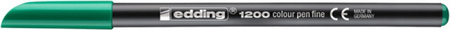 Pisak z cienką końcówką e-1200 EDDING, 1 mm, zielony