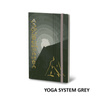 Notatnik STIFFLEX, 13x21cm, 192 strony, Yoga System - Grey