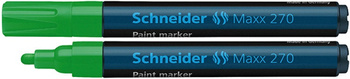 Marker olejowy SCHNEIDER Maxx 270, okrągły, 1-3mm, zielony